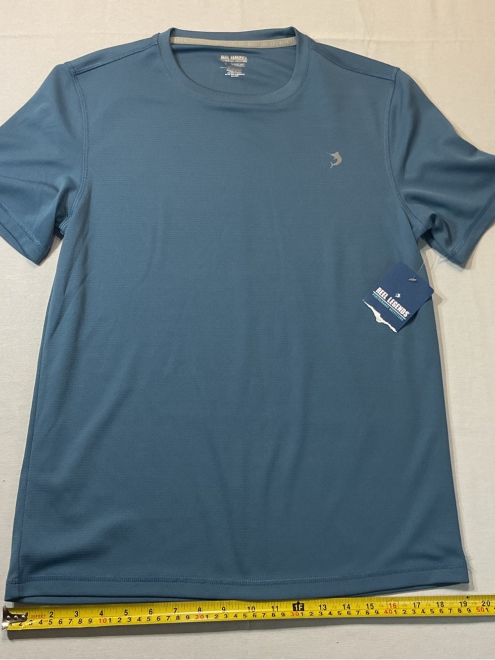 Reel Legends NWT Navy Quick Dry Short Sleeve Shirt Size S Fishing Everyday - Picture 3 of 7